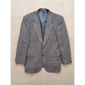 Vintage WOOLRICH Wool Tweed Sport Coat Blazer Jacket Men's Gray Size 41R